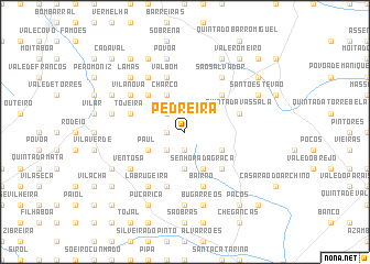 map of Pedreira