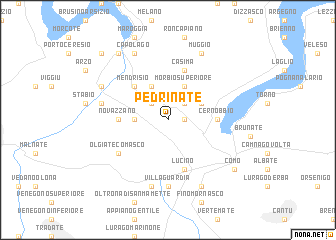 map of Pedrinate