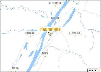 map of Pedrinhas