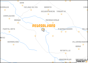 map of Pedro Alvaro