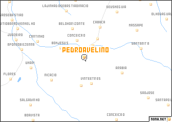 map of Pedro Avelino