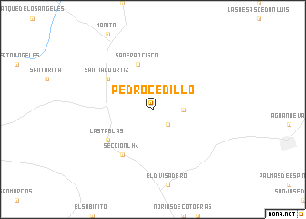 map of Pedro Cedillo