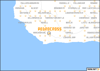 map of Pedro Cross