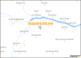 map of Pedro Ferreira