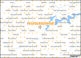 map of Pedrógão Grande