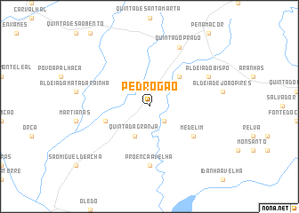 map of Pedrógão