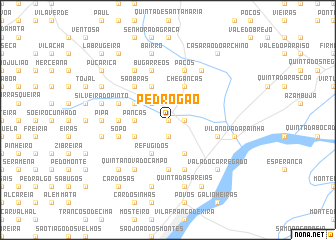 map of Pedrogão