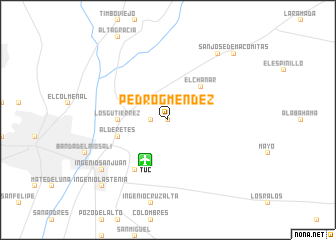 map of Pedro G. Méndez