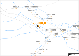 map of Pedrola