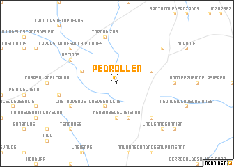 map of Pedrollén