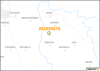 map of Pedro Neto