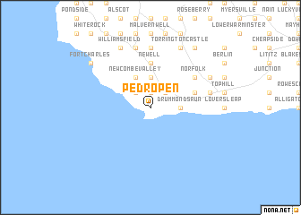 map of Pedro Pen