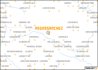 map of Pedro Sánchez