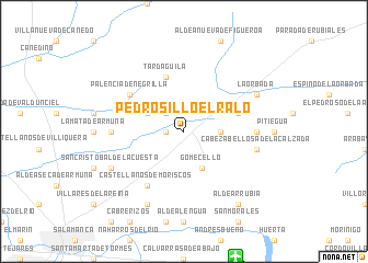 map of Pedrosillo el Ralo