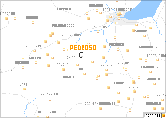map of Pedroso