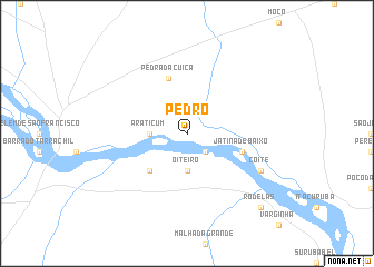 map of Pedro