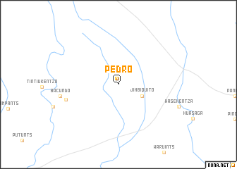 map of Pedro