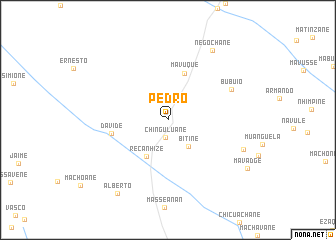 map of Pedro