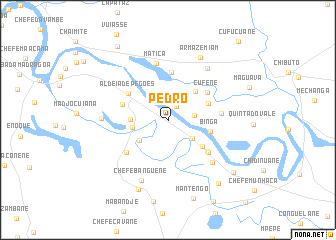map of Pedro