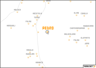 map of Pedro