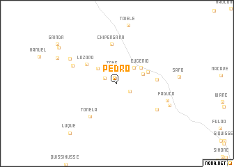 map of Pedro