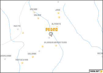 map of Pedro