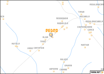 map of Pedro