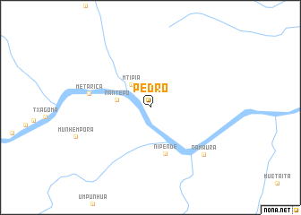 map of Pedro