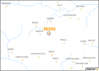 map of Pedro