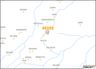 map of Pedro