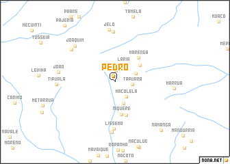 map of Pedro