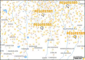 map of Pedurenan