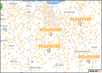 map of Pedurenan