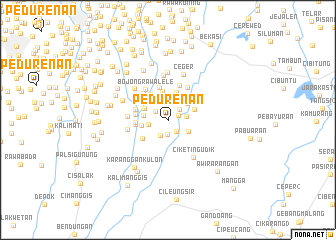 map of Pedurenan
