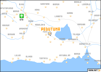 map of Pedutuma