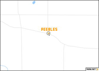 map of Peebles