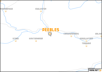 map of Peebles