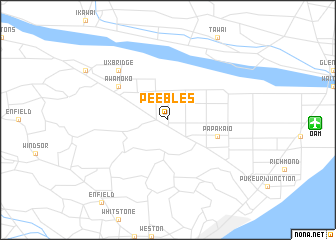 map of Peebles