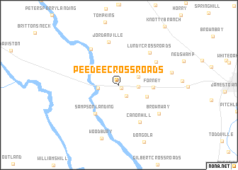 map of Pee Dee Crossroads