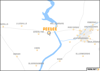 map of Pee Dee