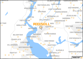 map of Peekskill