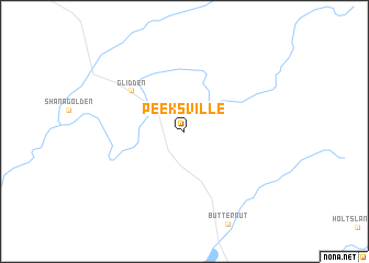 map of Peeksville