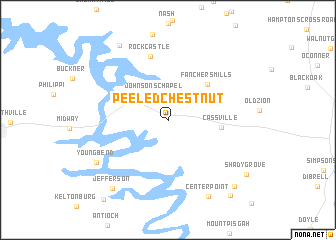 map of Peeled Chestnut