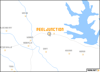 map of Peel Junction