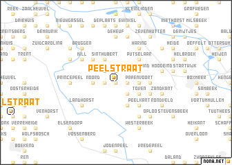 map of Peelstraat