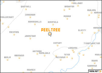 map of Peeltree