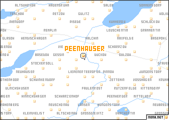 map of Peenhaüser