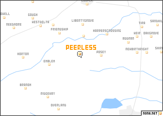 map of Peerless
