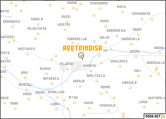 map of Peetrimõisa