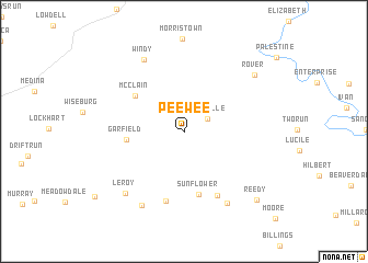 map of Peewee